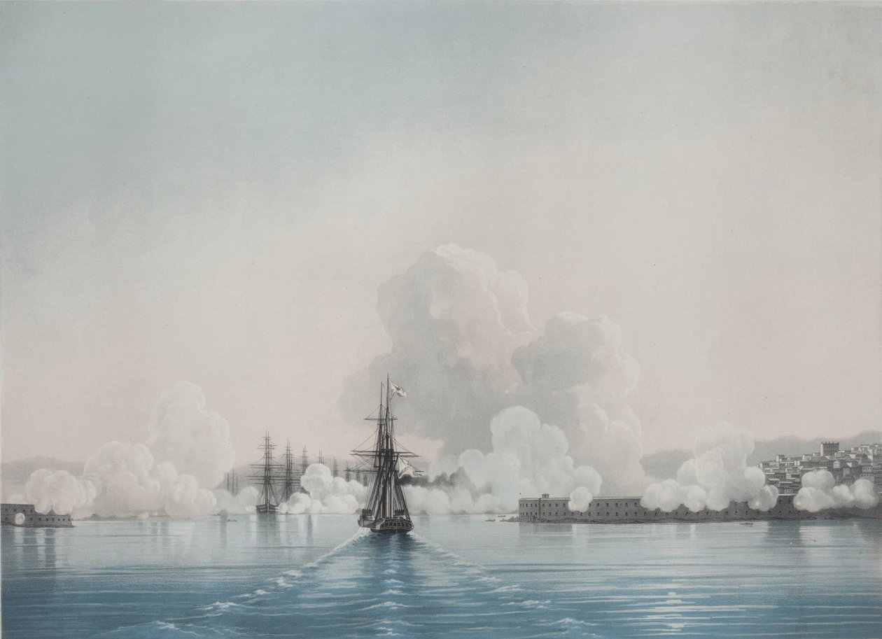 Sevastopol. Fort Constantine. Fort Nicholas, 1850