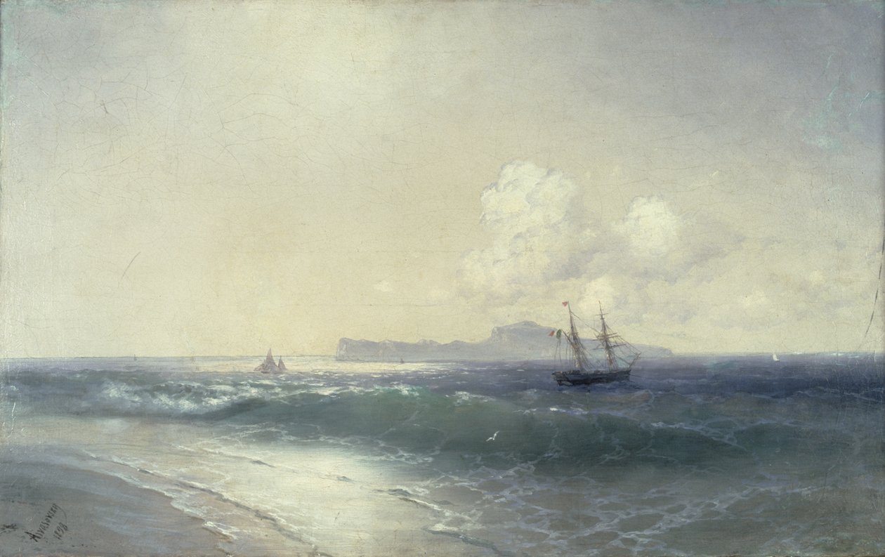 Tallinn Havn, 1898 af Ivan Konstantinovich Aivazovsky