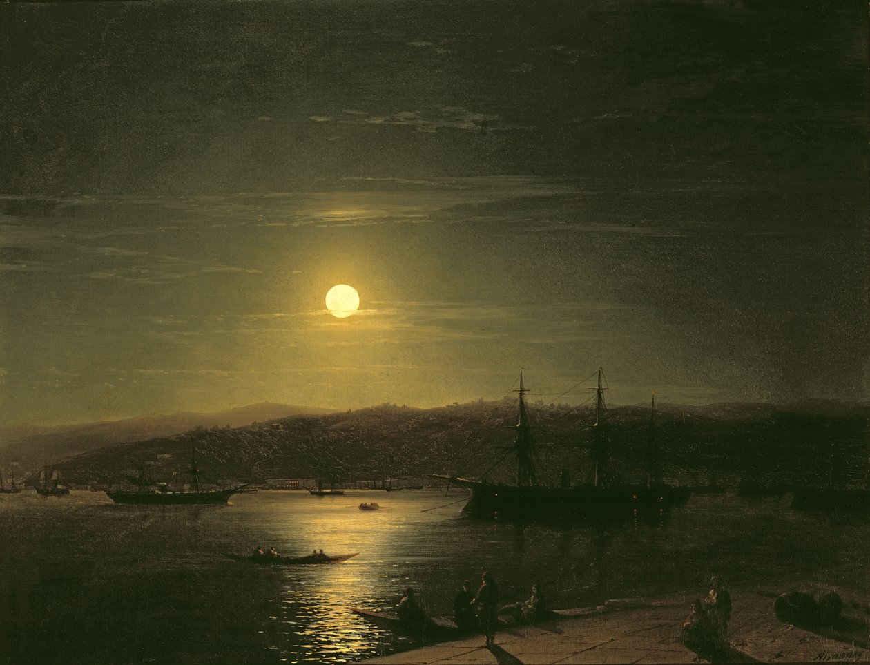 Udsigt over Konstantinopel af Ivan Konstantinovich Aivazovsky