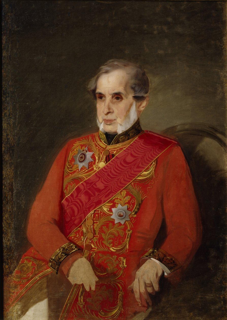 Portræt af grev Alexander Vasilyevich Kochubey 1768-1834, 1860