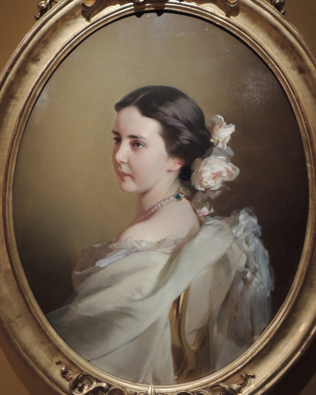 Portræt af Ekaterina Fedorovna Tyutcheva 1835-1882, midten af ​​1850