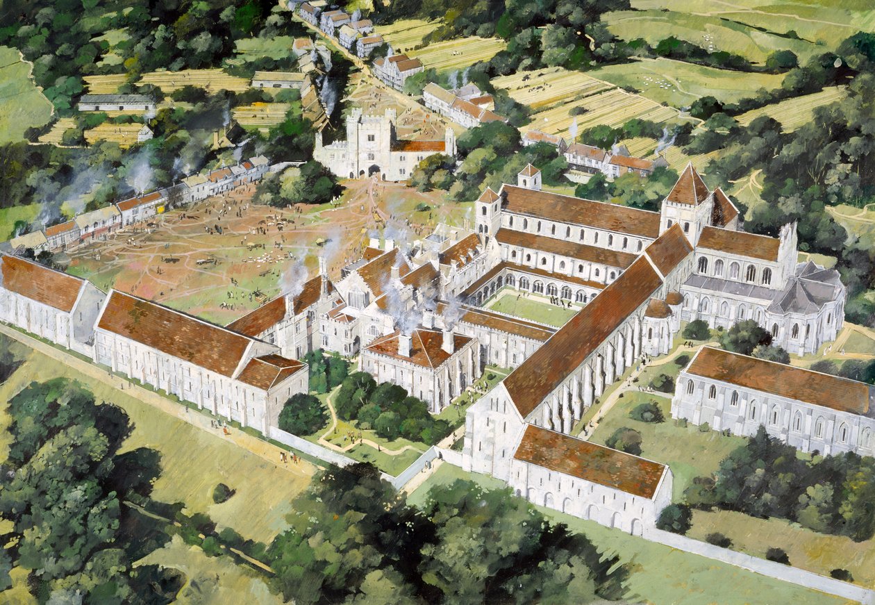 Battle Abbey, 16. århundrede, c1990-2010 af Ivan Lapper