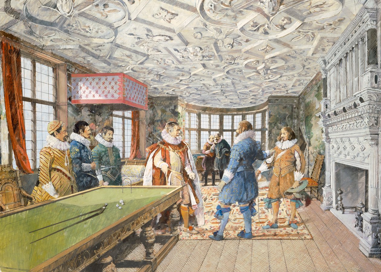 Kirby Hall, begyndelsen af det 17. århundrede, c1990-2010 af Ivan Lapper