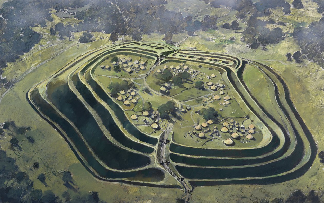 Gamle Oswestry Hill Fort af Ivan Lapper