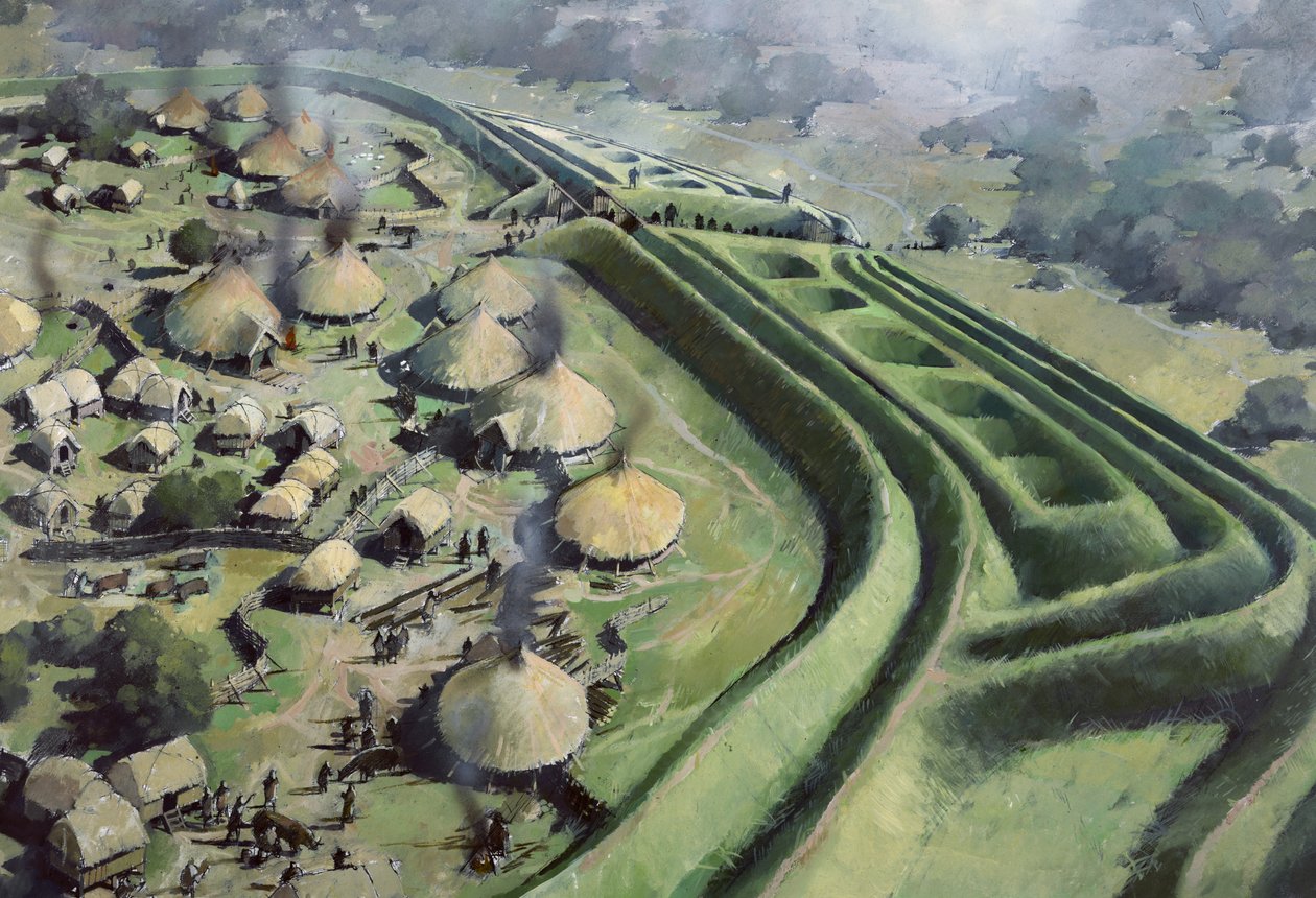 Gamle Oswestry Hill Fort af Ivan Lapper