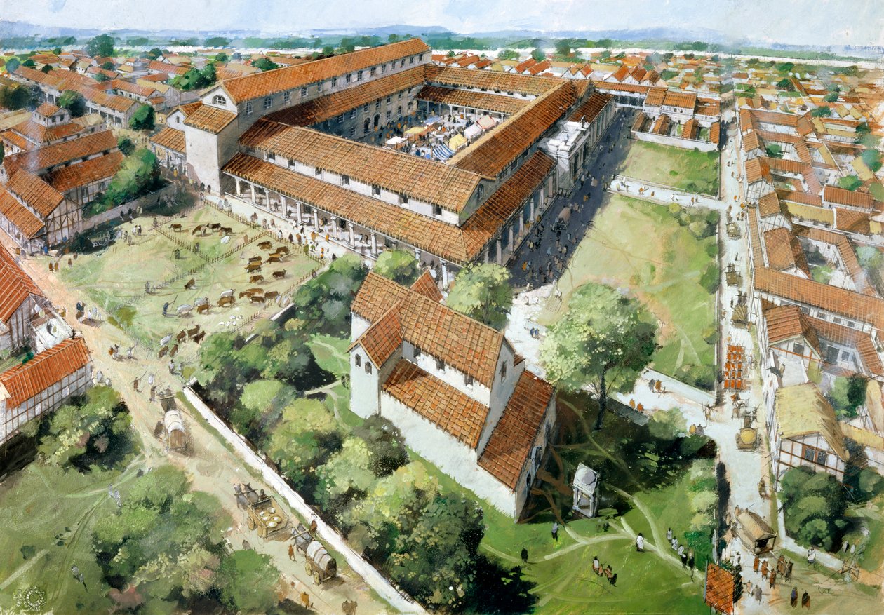 Silchester Roman City, c3. århundrede, 1990-2010 af Ivan Lapper