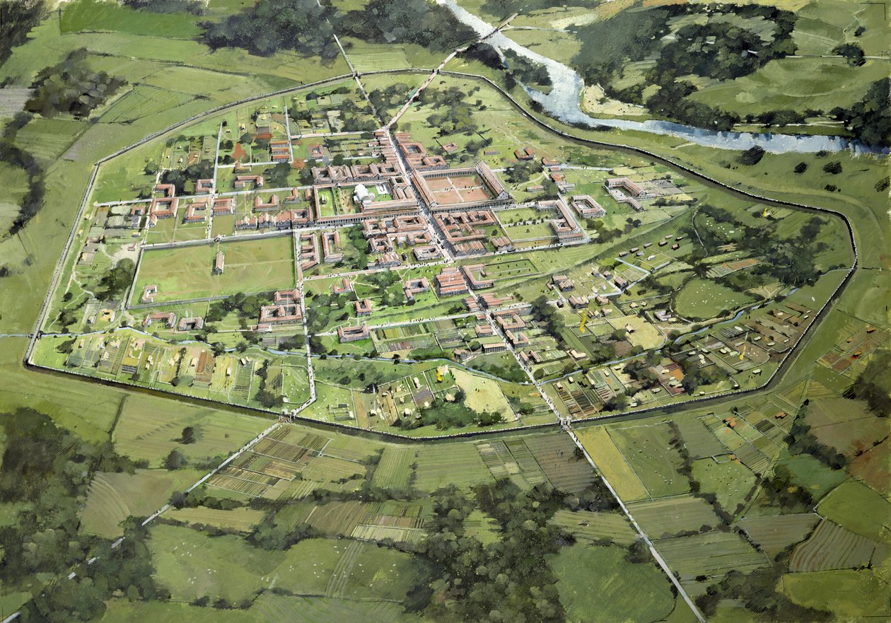 Wroxeter romersk by af Ivan Lapper