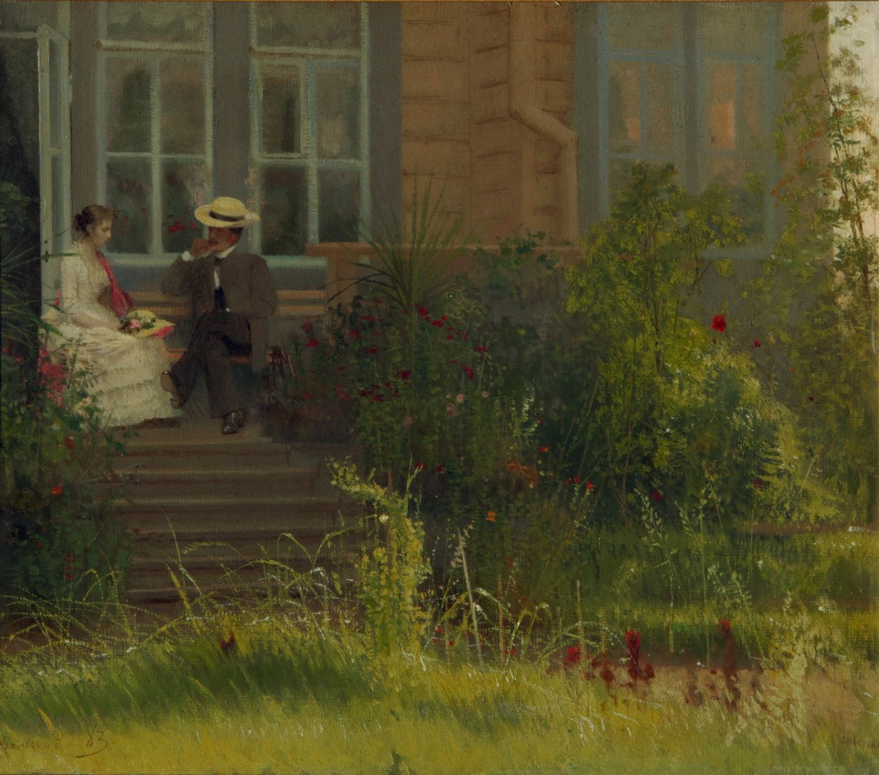 Kunstnere Dacha i Siverskaya, 1883 af Ivan Nikolaevich Kramskoy