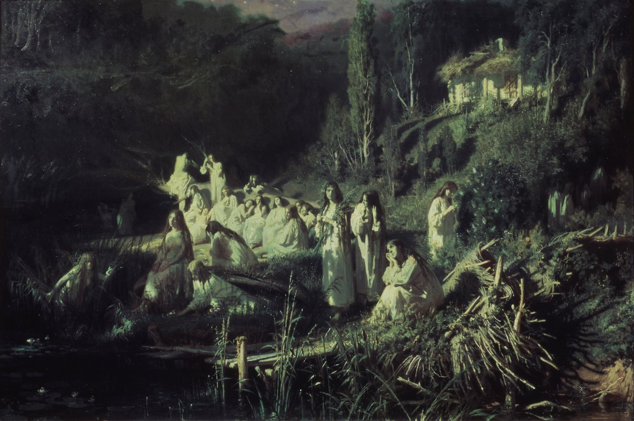 Havfruer, 1871 af Ivan Nikolaevich Kramskoy