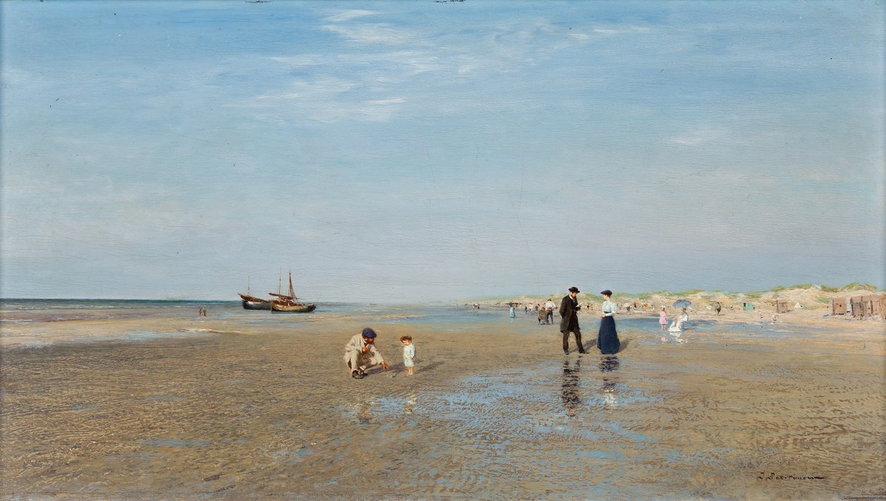 På stranden; På stranden af Ivan Pavlovich Pokhitonov