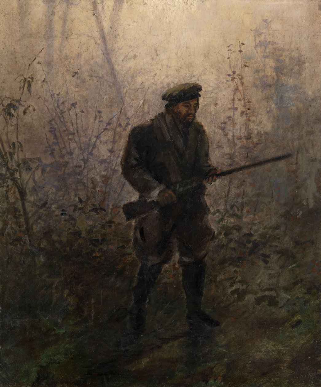 Jæger i skoven af Ivan Pavlovich Pokhitonov