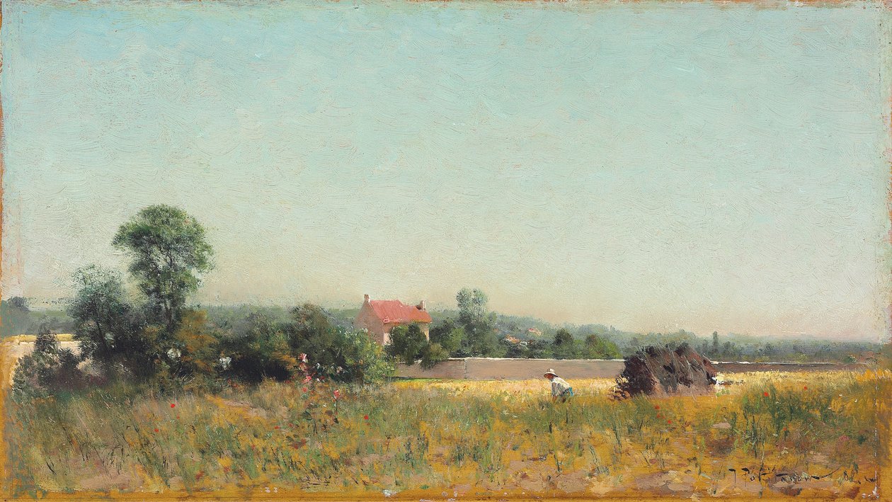 In the Fields, Frankrig, 1882 af Ivan Pokitonov