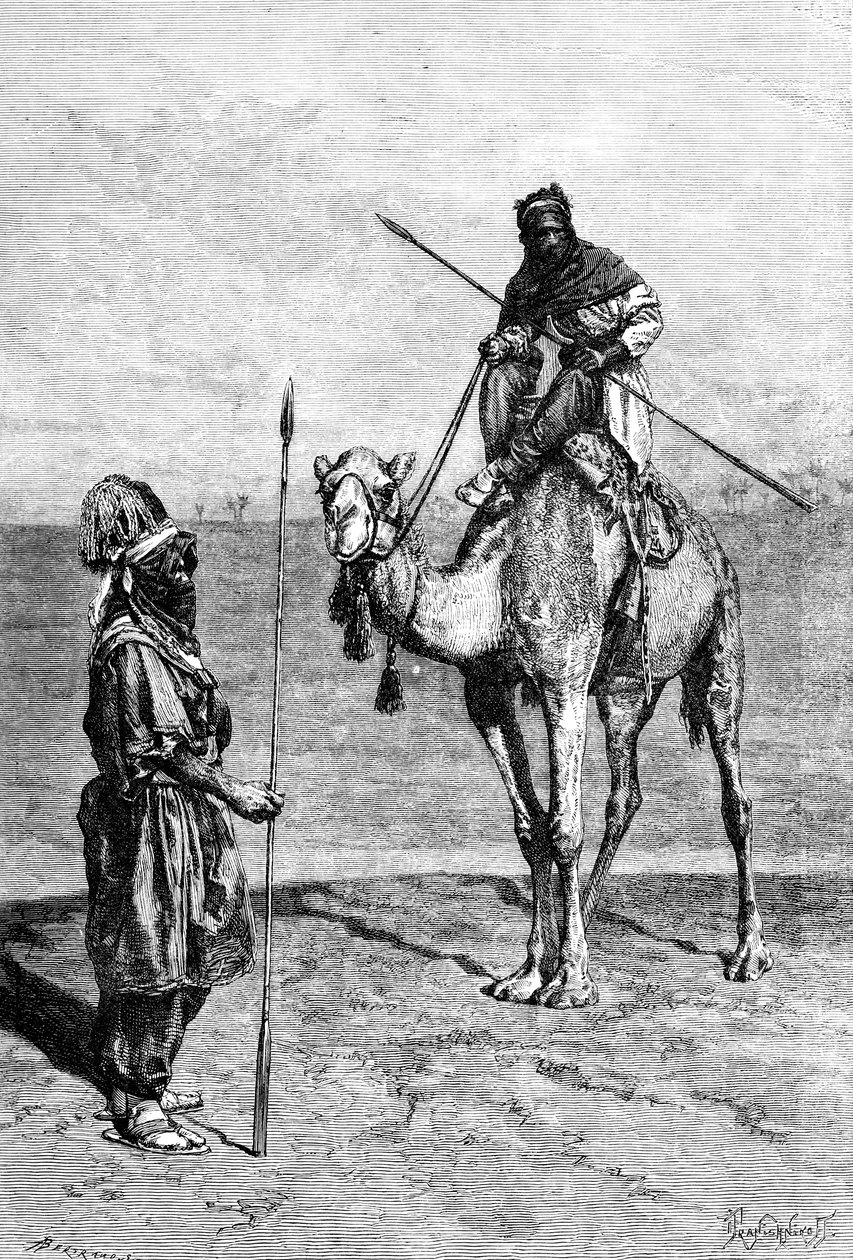 Tuareger på rejse, Nordafrika, 1895. af Ivan Pranishnikoff