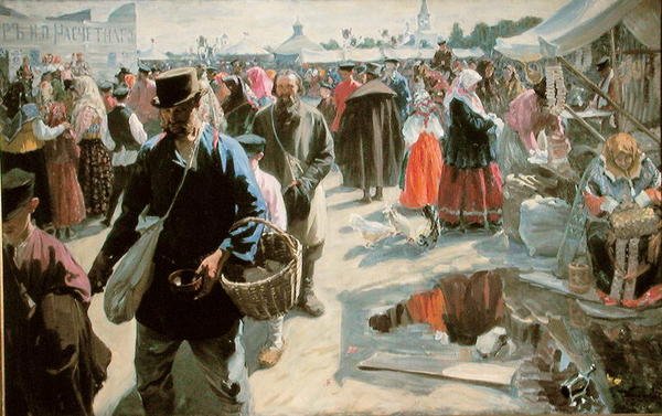 En messe, 1910-12 af Ivan Semyonovich Kulikov