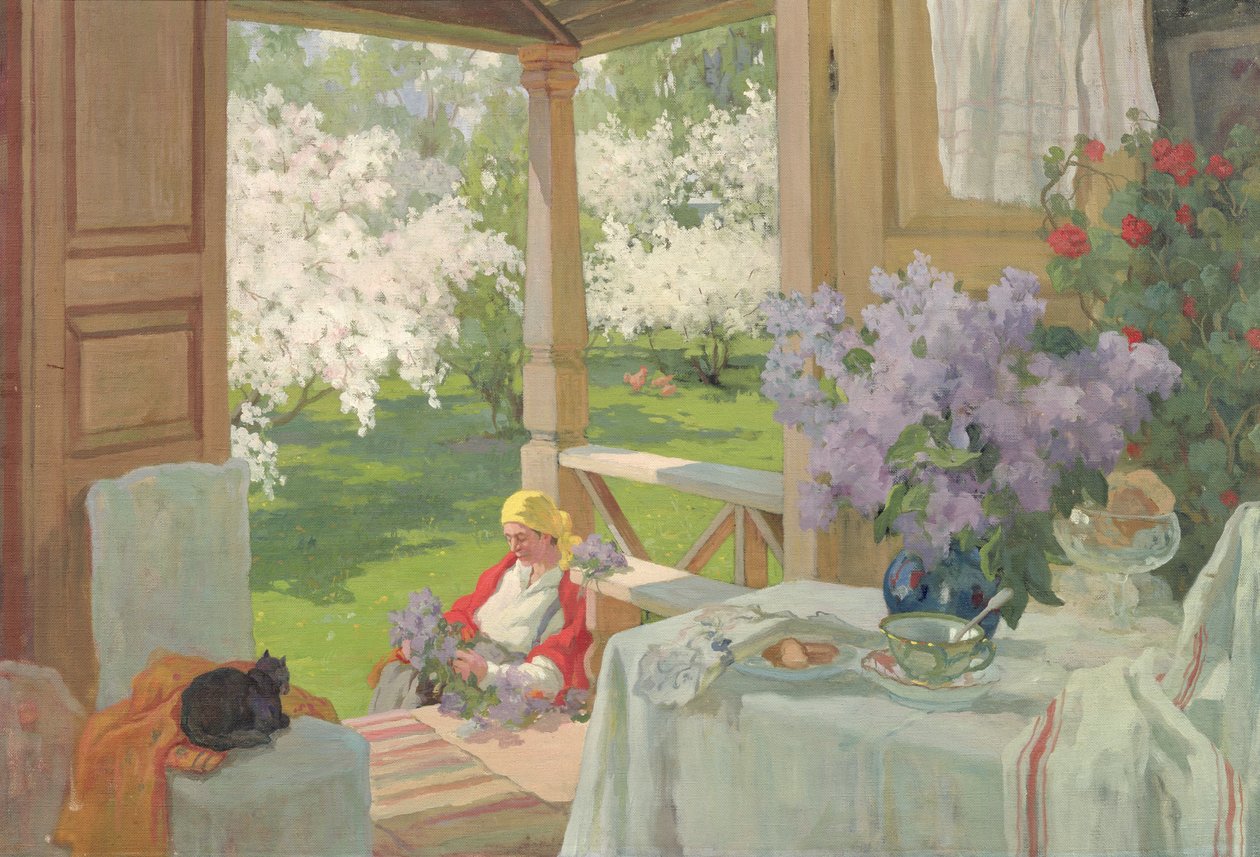 På landstedet af Ivan Silych Goriuschkin-Sorokopudov