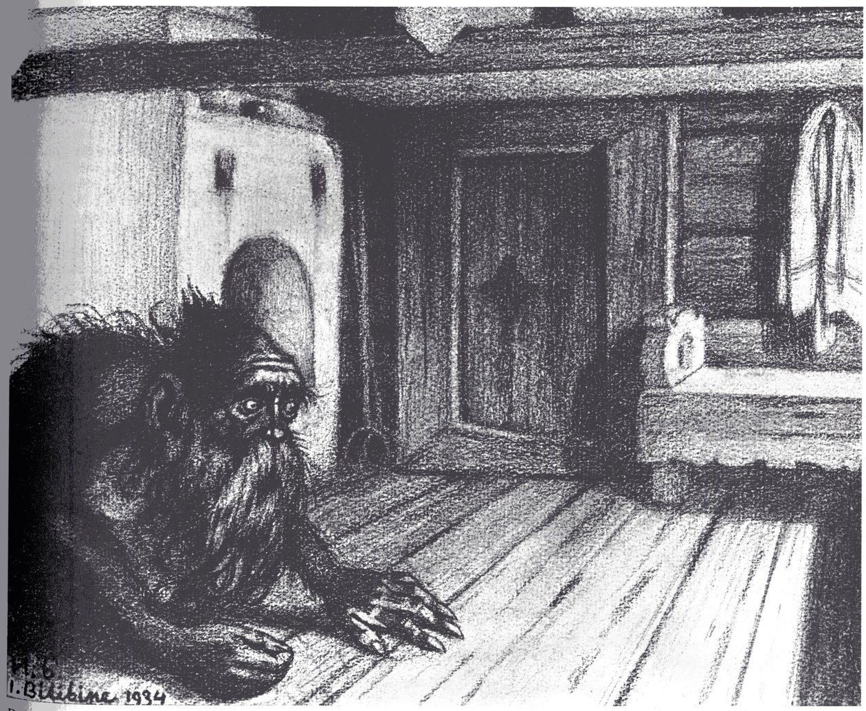 Hjem, 1934 af Ivan Yakovlevich Bilibin