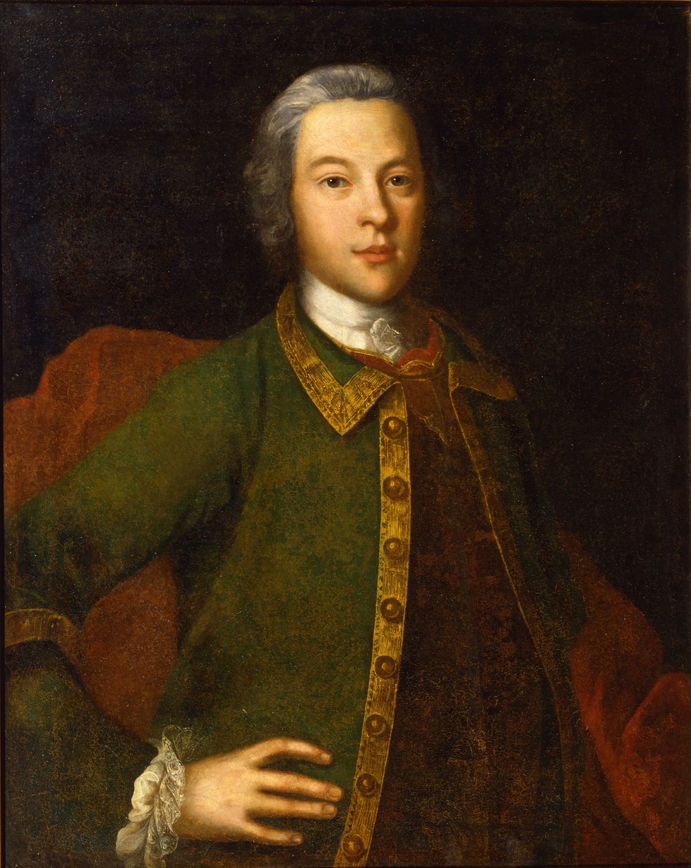 Portræt af grev Petr Panin 17211789, 1742 af Ivan Yakovlevich Vishnyakov