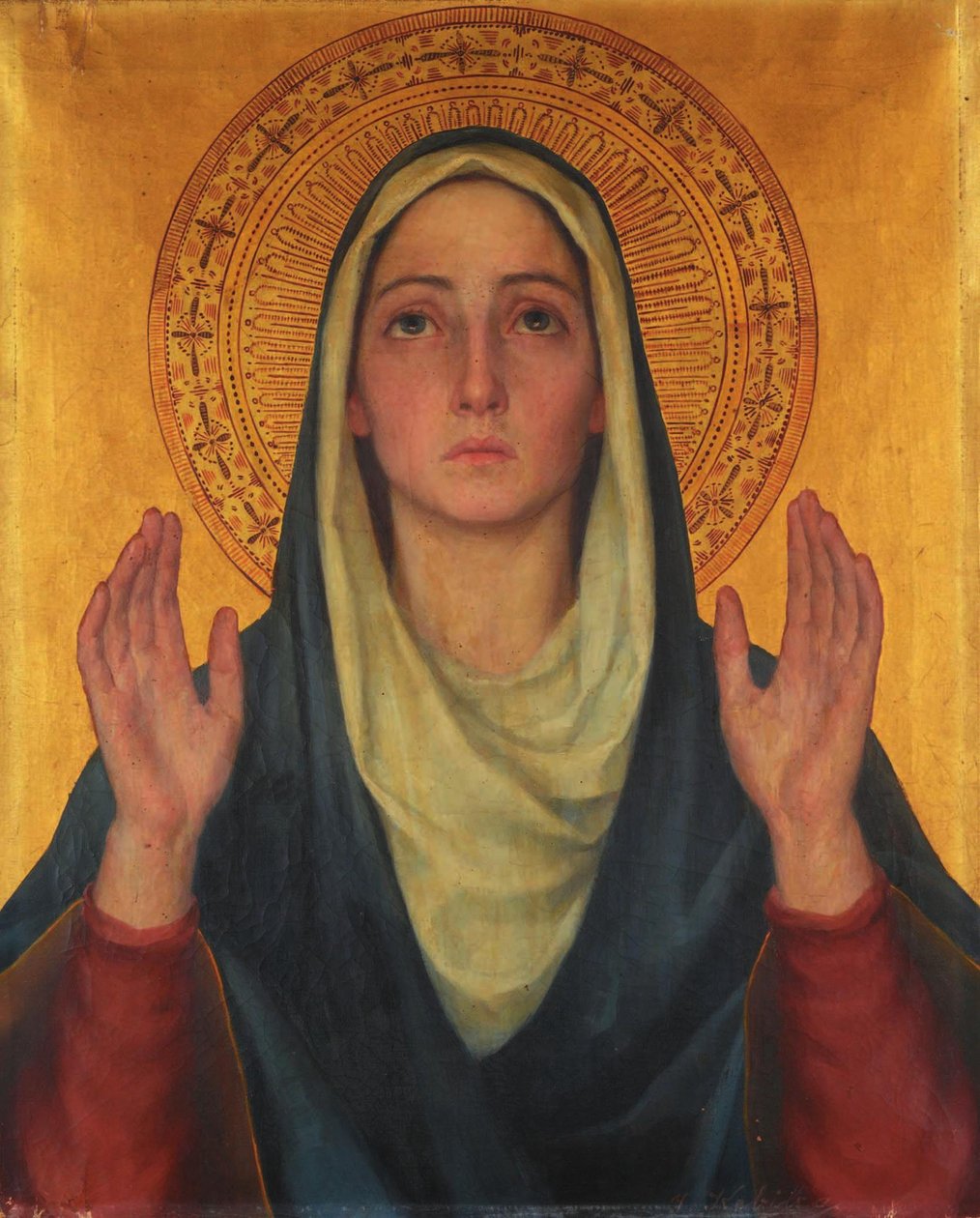 Portræt af Madonna Ofte af Ivana Kobilca