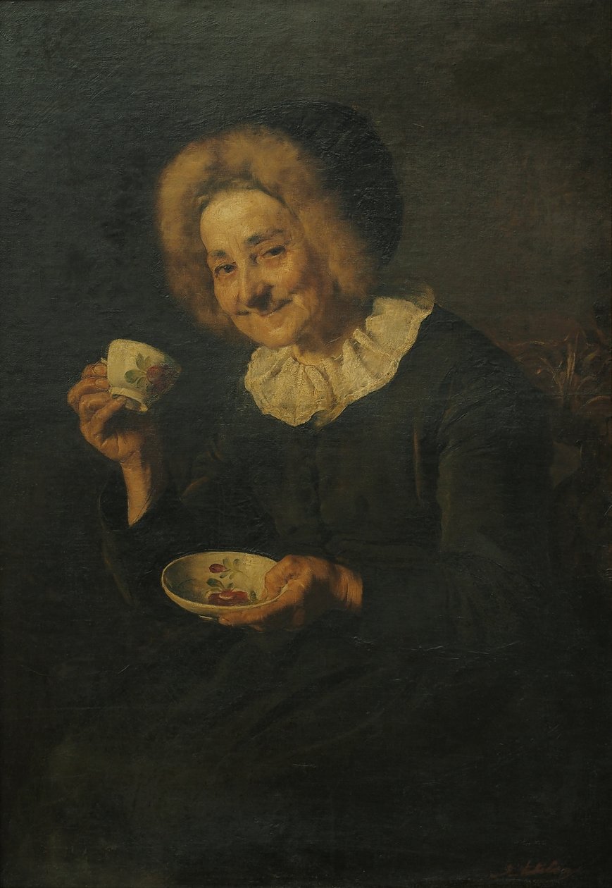 Slovensk:  Kofetarica Kaffedrikker af Ivana Kobilca