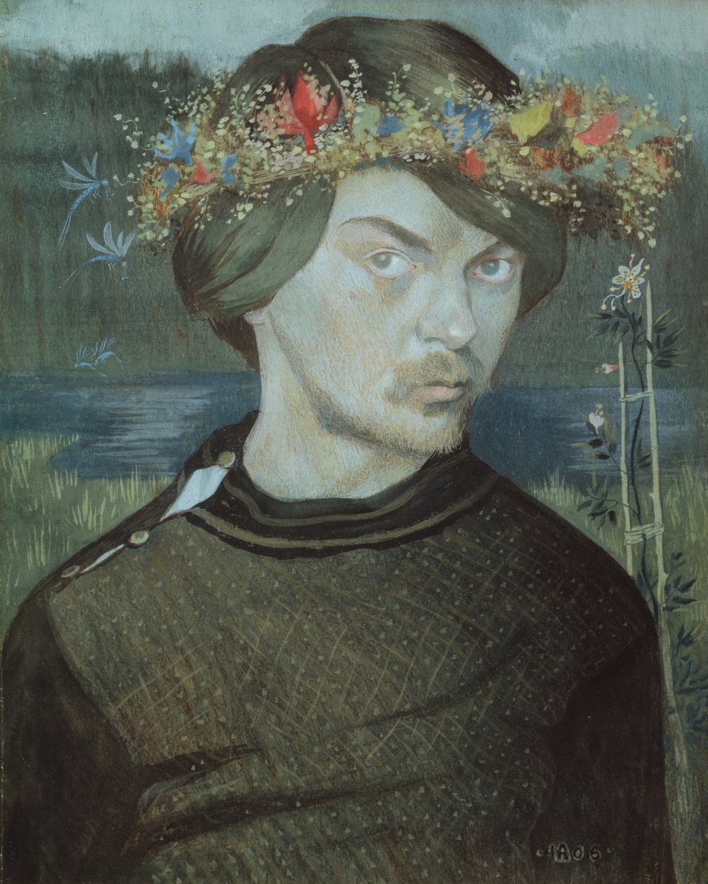 Selvportræt af Ivar Axel Henrick Arosenius