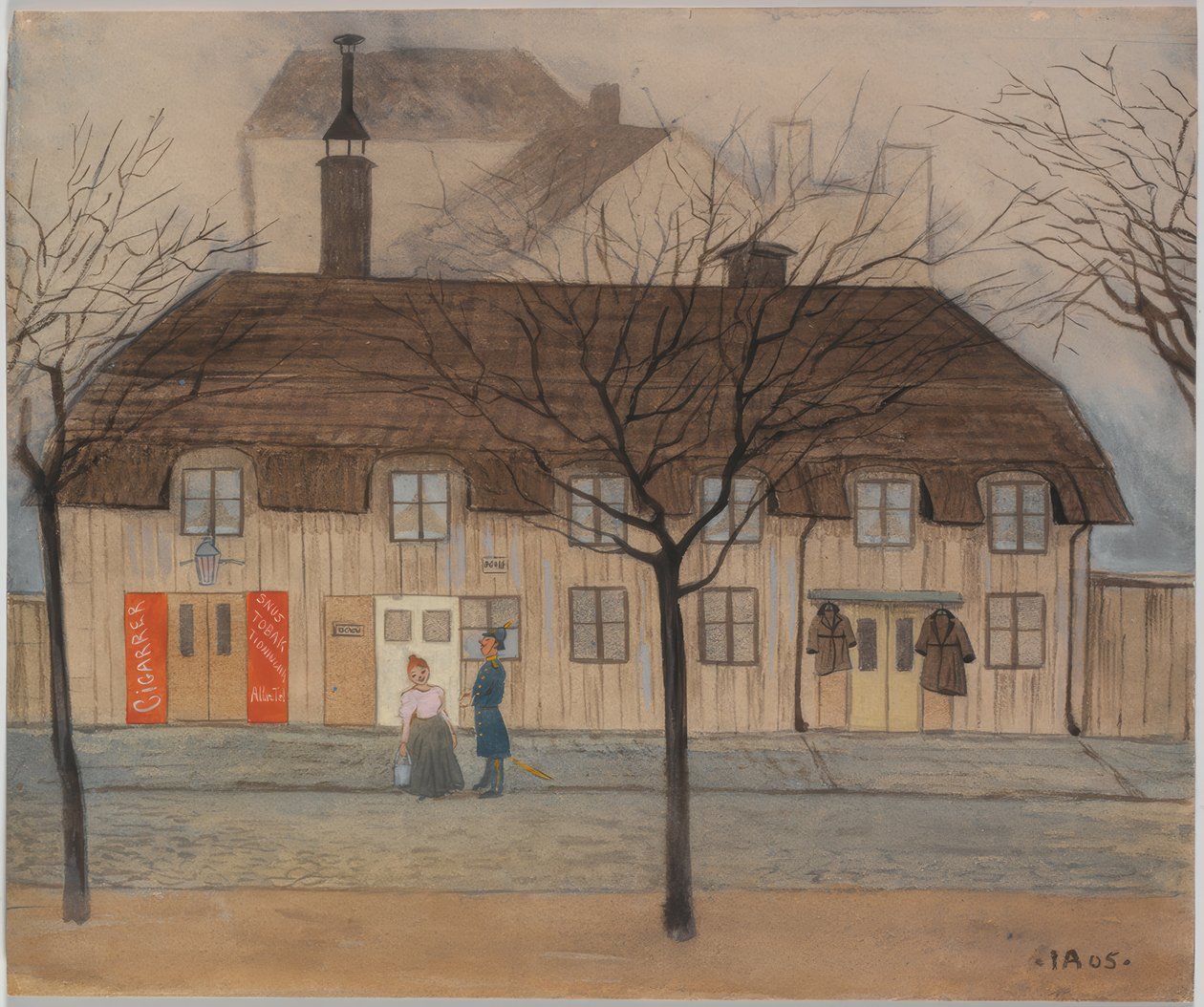 Stuepige og politimand af Ivar Axel Henrik Arosenius