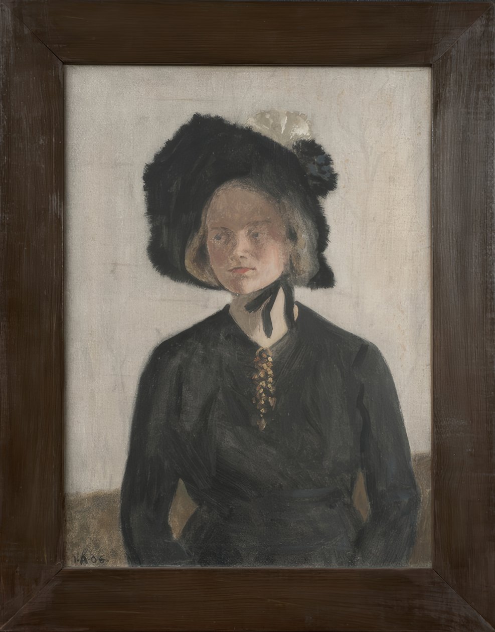 Eva, kunstnerens kone af Ivar Axel Henrik Arosenius