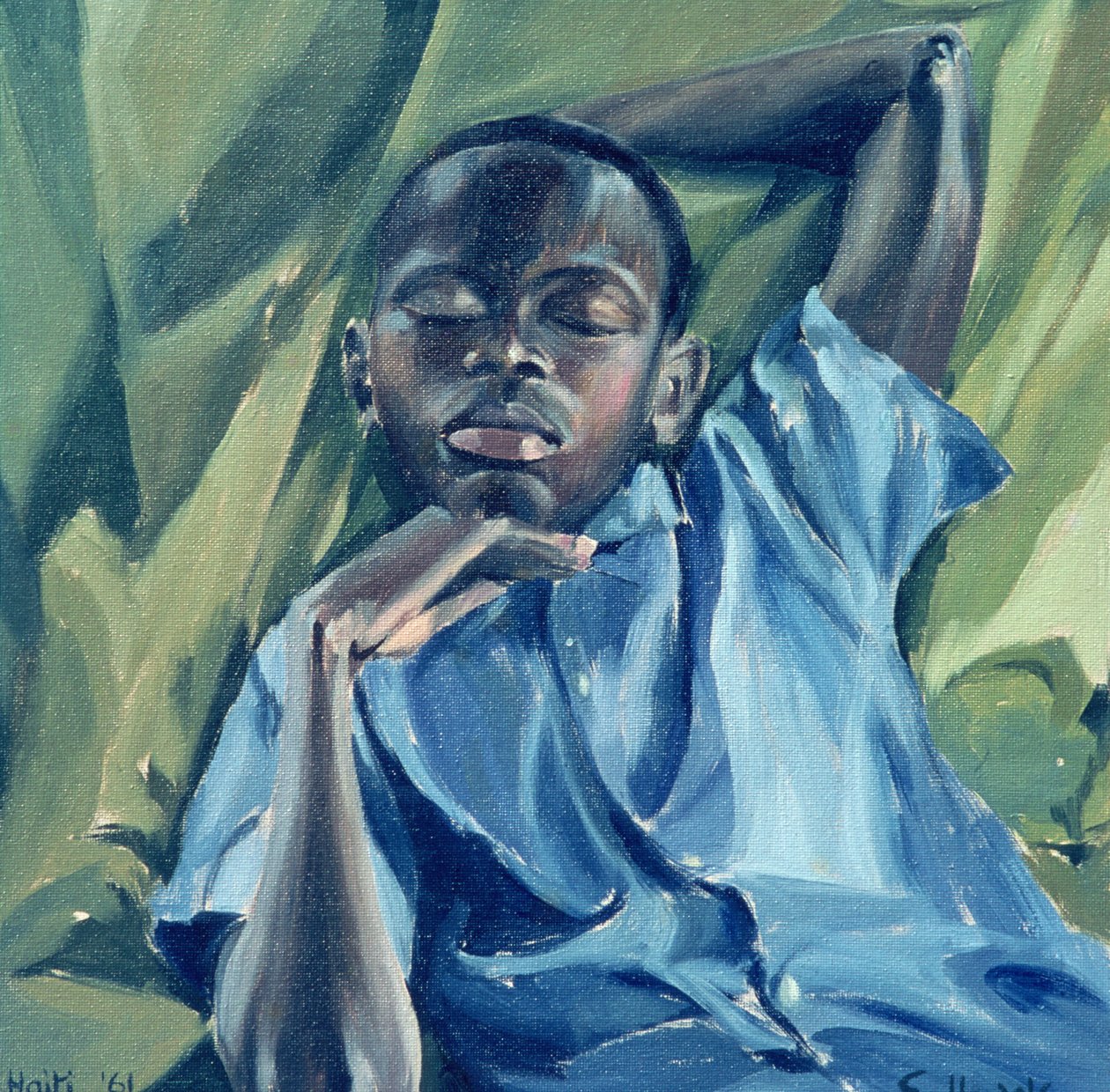 Sovende dreng, 1961 af Izabella Godlewska de Aranda