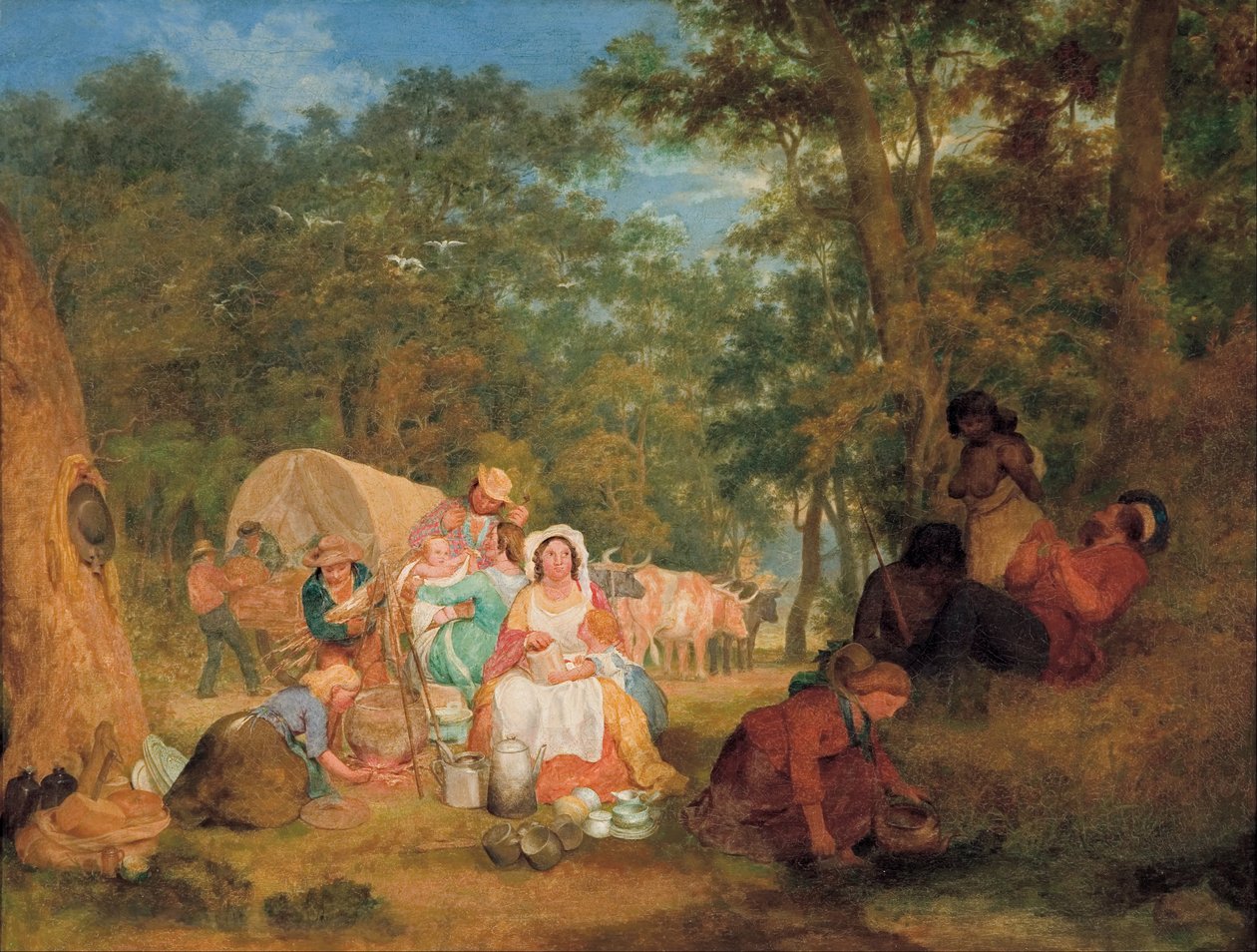 Hjemmebundet - middagstid af J. A. Gilfillan