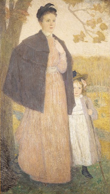 An Autumn StrollnTysk: En efterårstur af J. Alden Weir