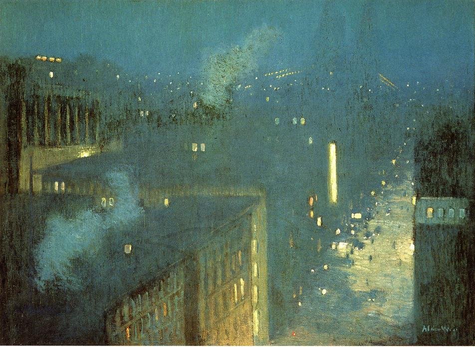  Nocturne aka Nocturne: Queensboro Bridge af J. Alden Weir