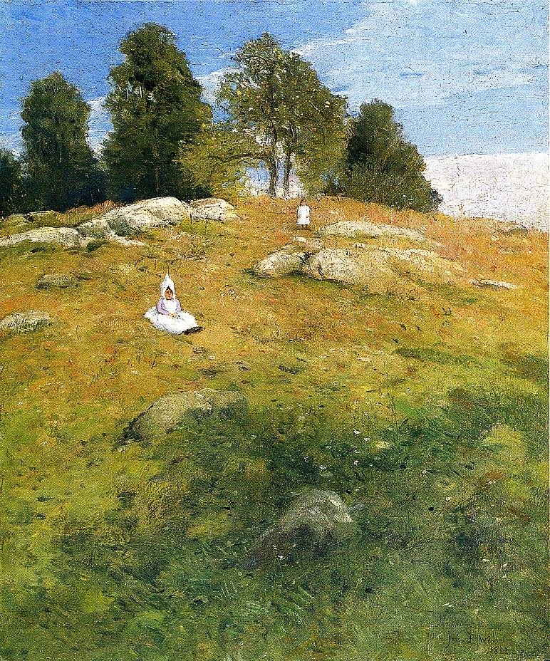 Sommereftermiddag, Shinnecock Landskab af J. Alden Weir