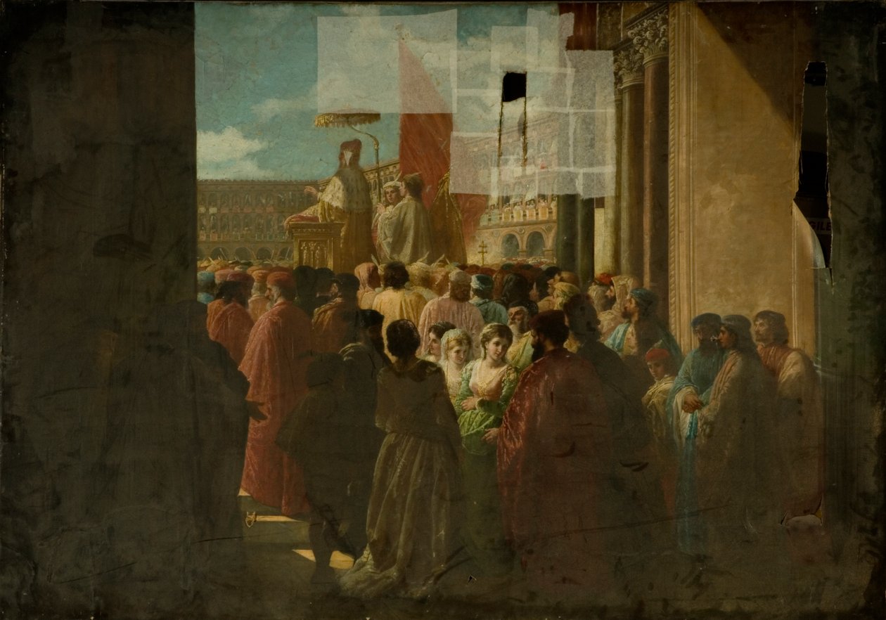 Valget af en doge, Venedig af J. Costello