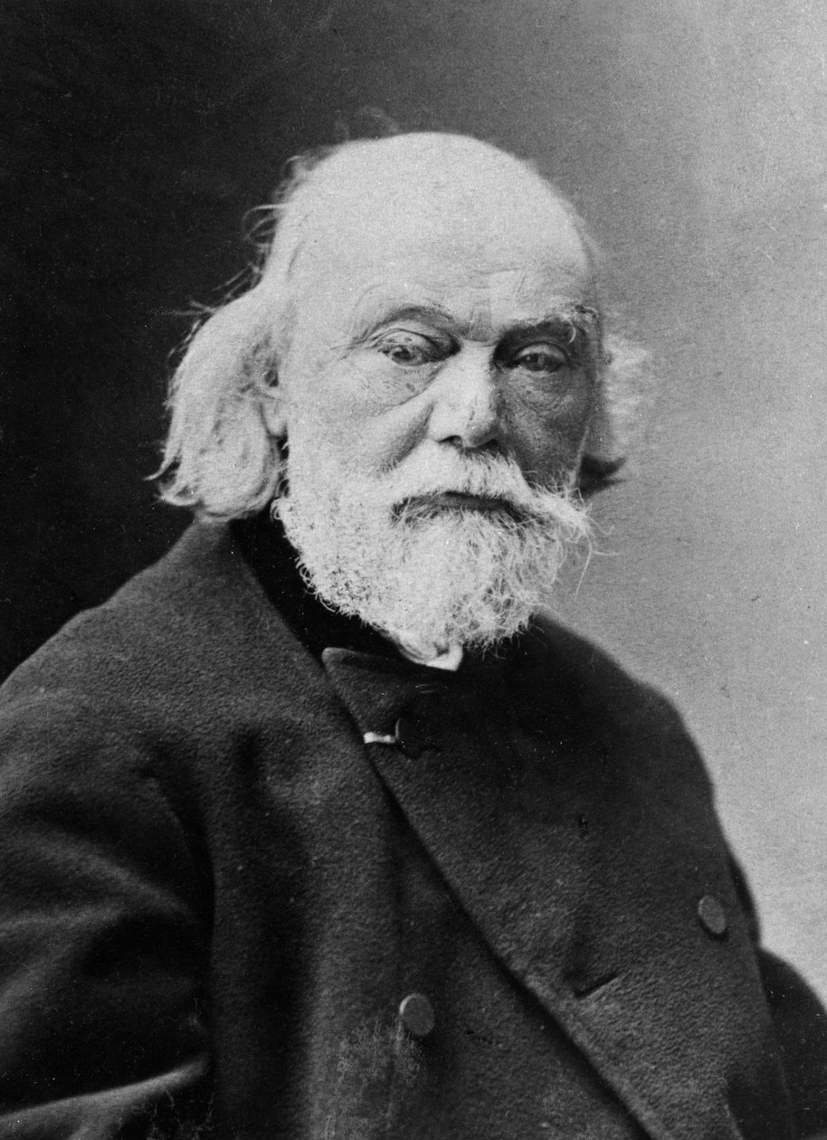 Portræt af Auguste Barthélemi Glaize, ca. 1890 af J. E. Tourtin