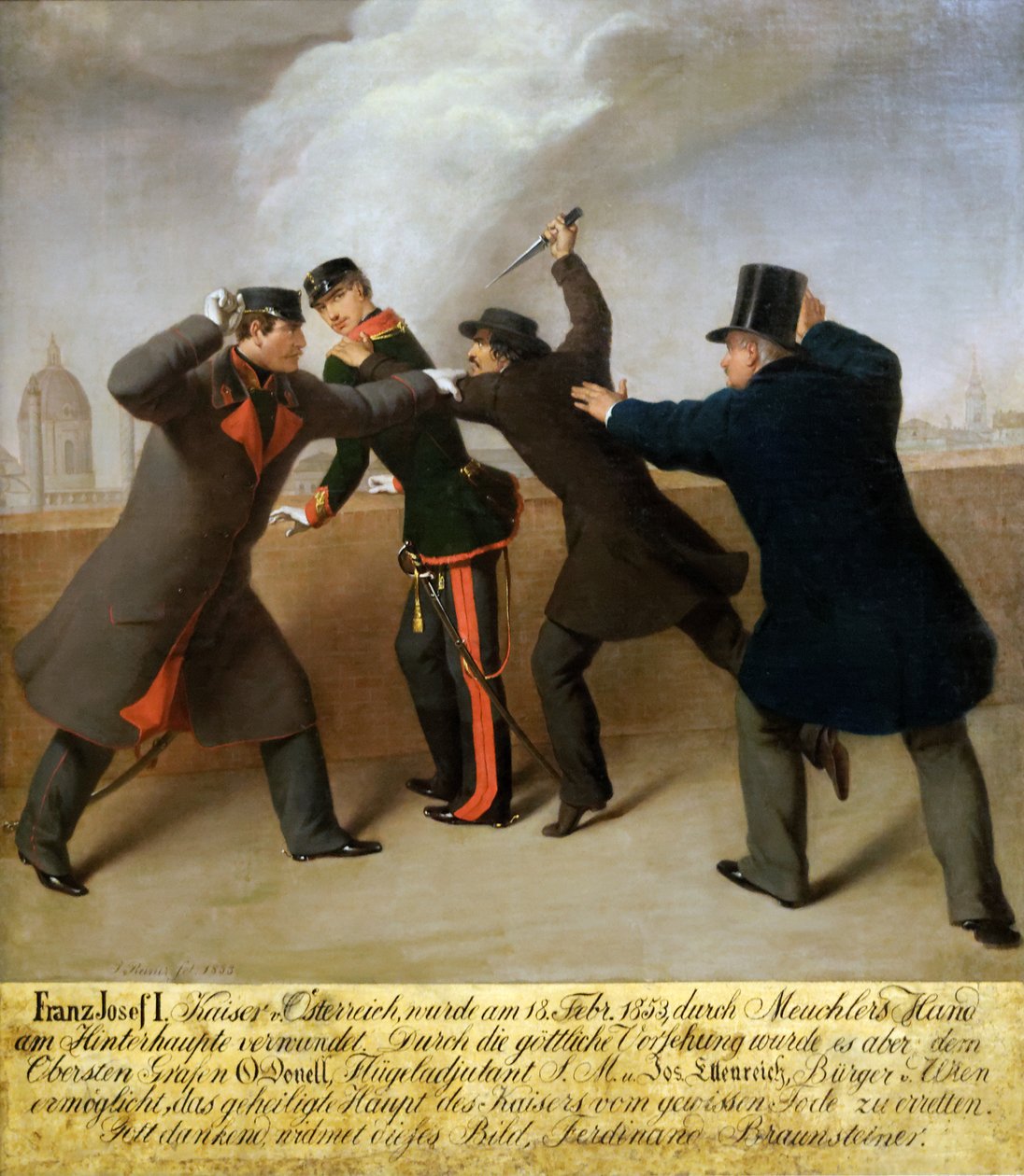 Attentat på kejser Franz Joseph af J. J. Reiner