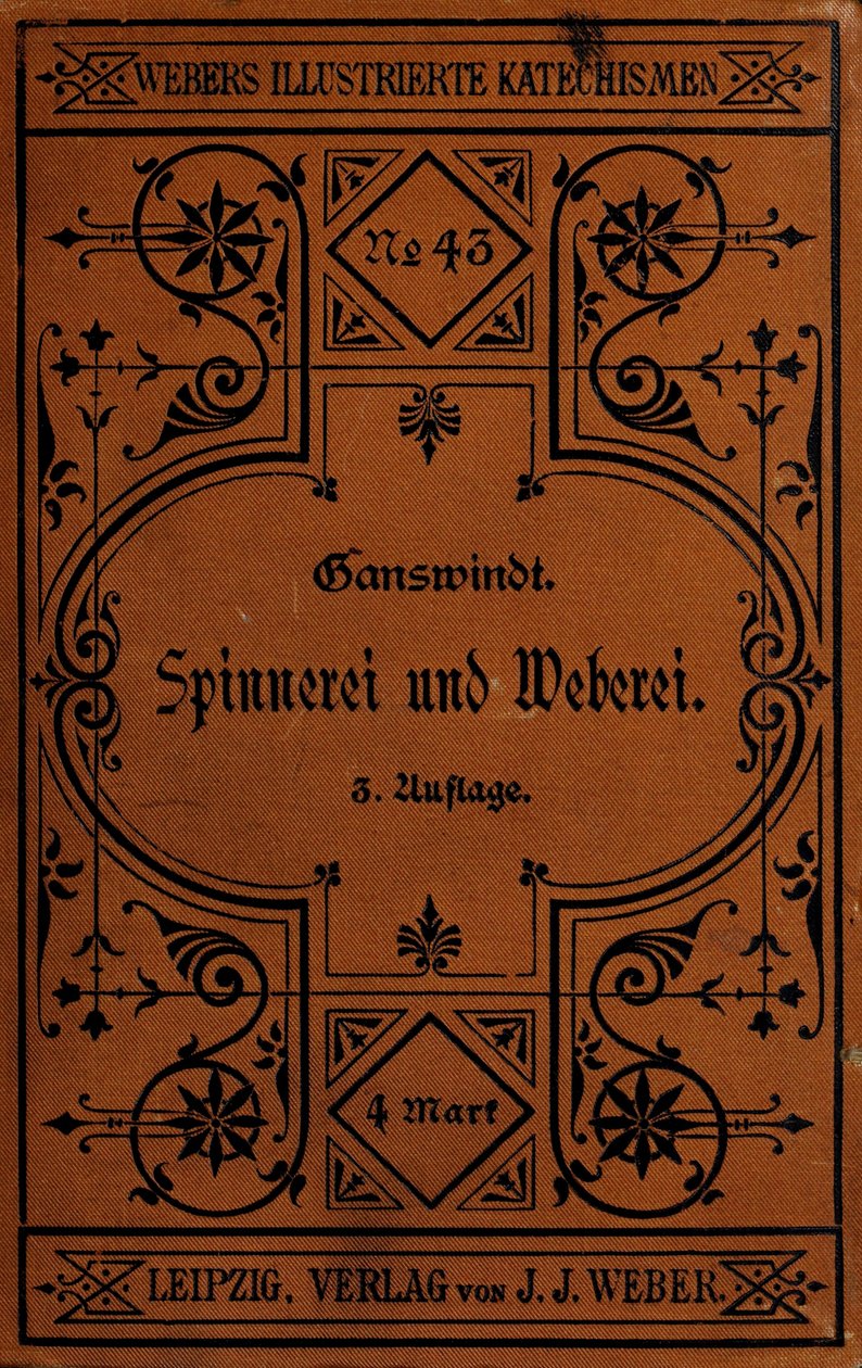 Binding af nr. 43 i serien Webers illustrerede katekismer af J. J. Weber