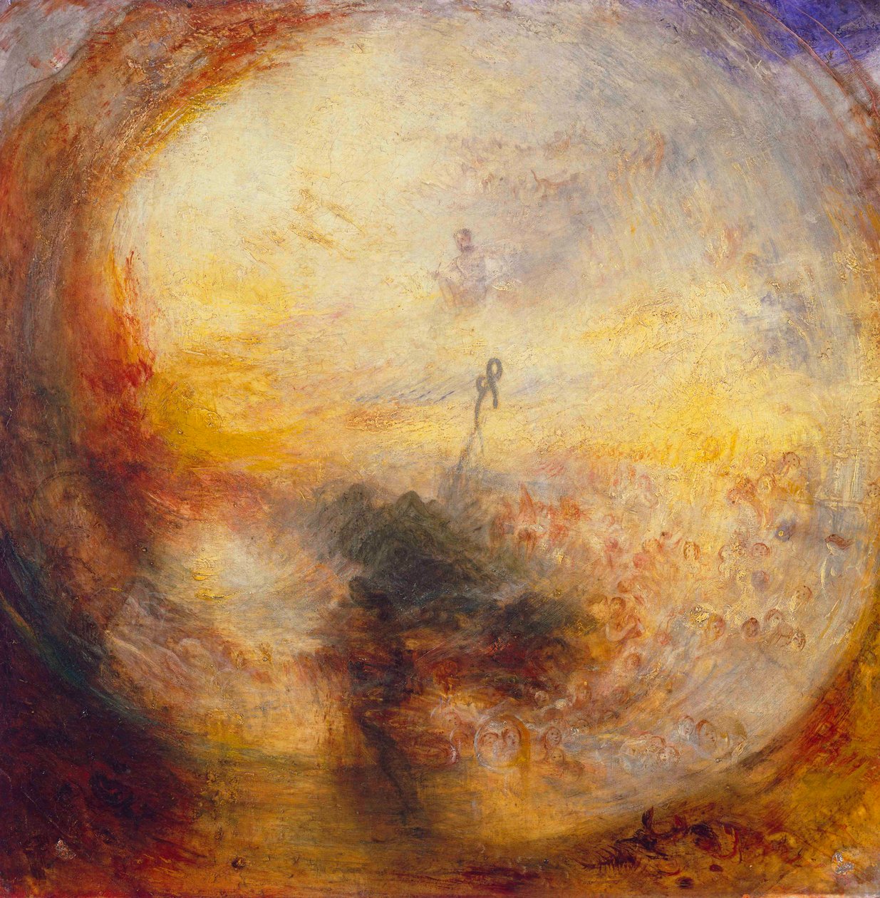 Lys og farve (Goethes teori) - Morgenen efter syndfloden - Moses, der skrev Første Mosebog af Joseph Mallord William Turner