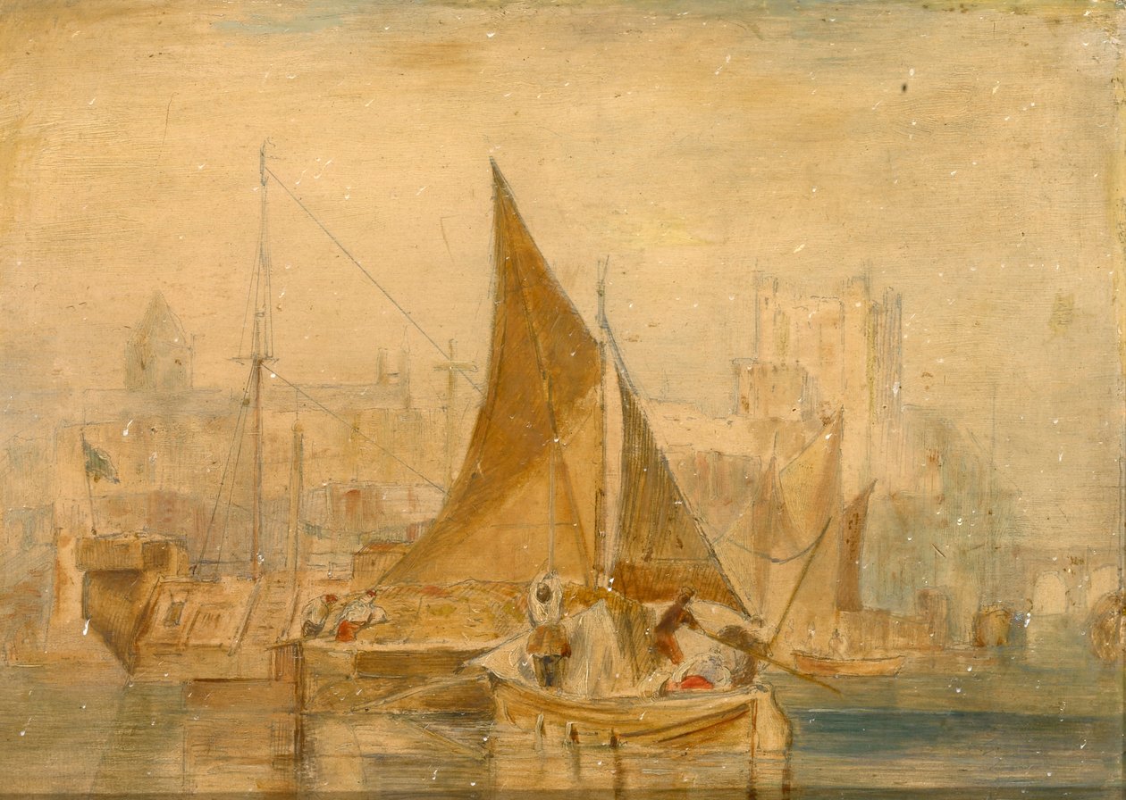 Rochester på Medway af Joseph Mallord William Turner