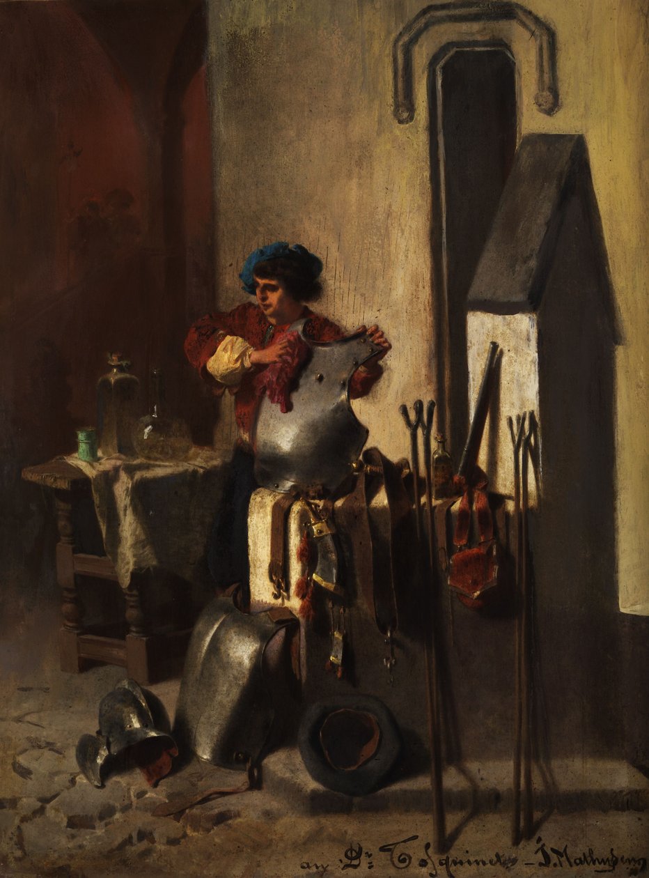 Squire i et arsenal af J. Mathuysen