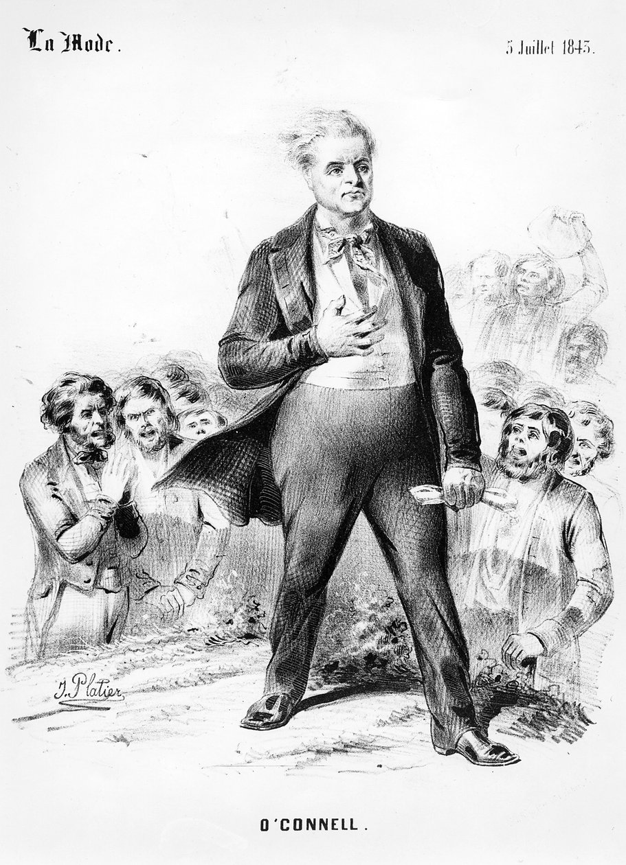 Daniel OConnell, fra La Mode, 5. juli 1843 af J. Platier