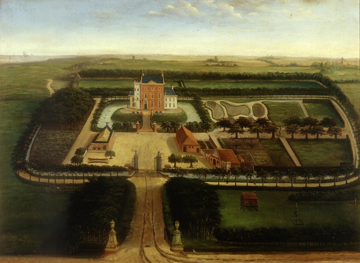 Borg Dijkster -huset i Pieterburen af J. Stormer