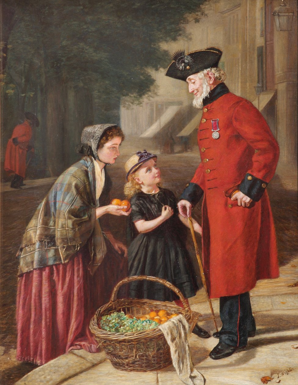 De orange sælgere af J. Wighton