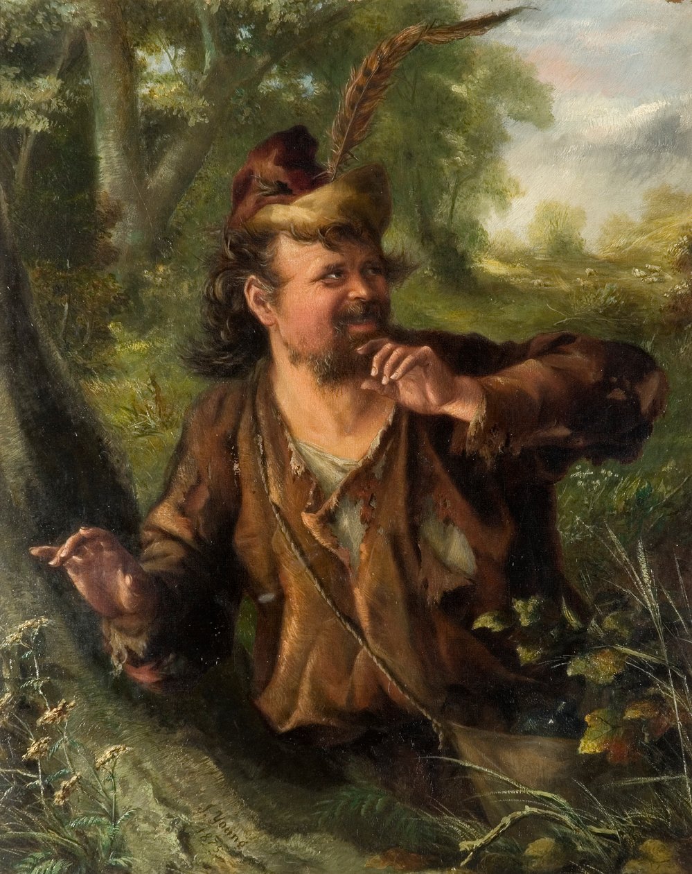 Vagranten, 1875 af J. Young