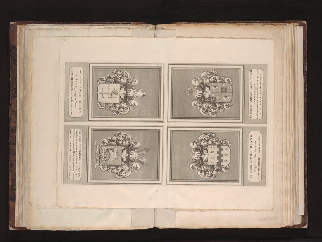 Nyt kort over Five Heeren Landen mellem den Thief og Zouwen Dyk/bragt frem i lyset og udgivet af Reinier og Iosua Ottens, kortsælgere i Amsterdam 1741 af J. van Jagen