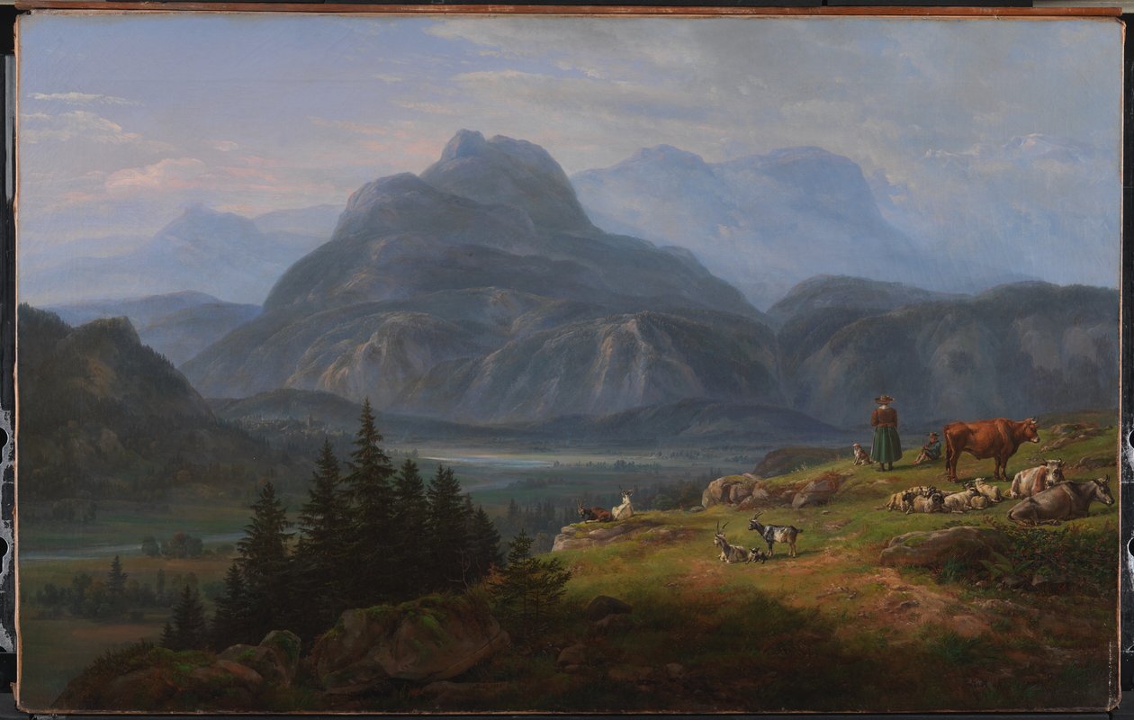 Etsch-dalen nær Roveredo af Johan Christian Dahl