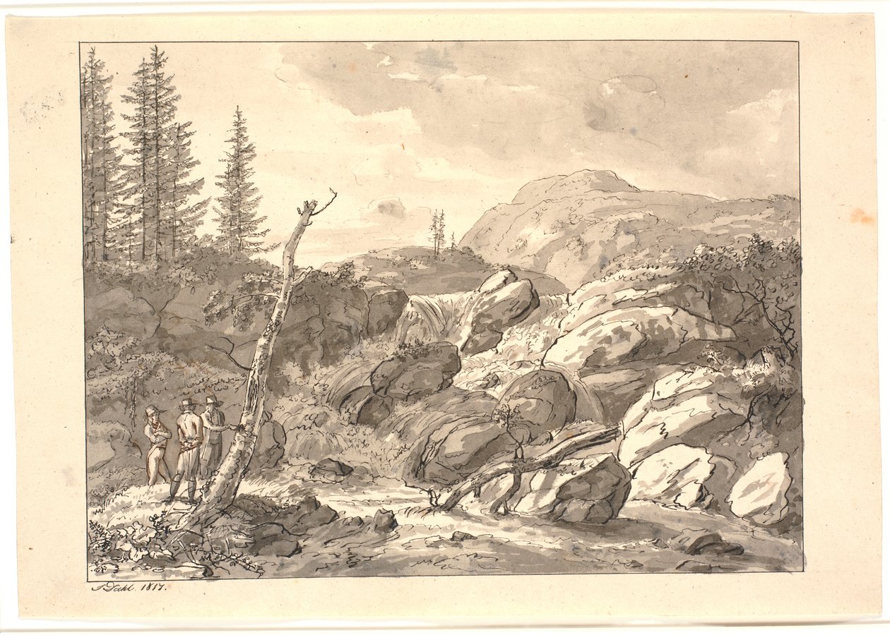 Vandfald af Johan Christian Dahl