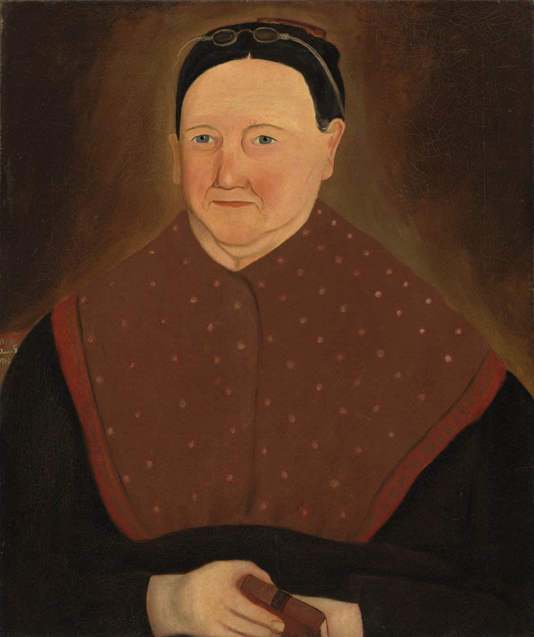 Portræt af en gammel dame af J.C. Robinson