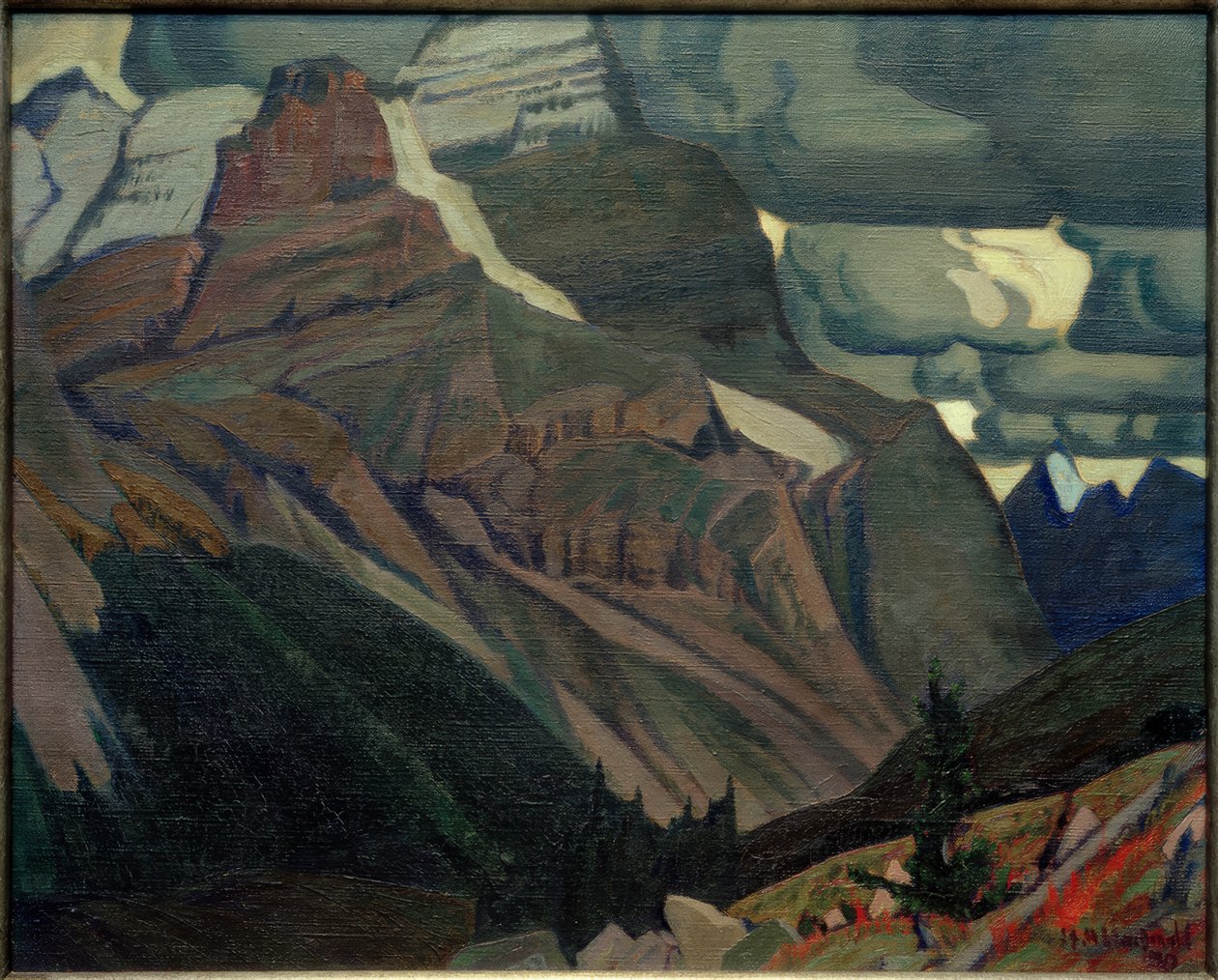 Mørkt efterår, Rocky Mountains af J.E.H. MacDonald