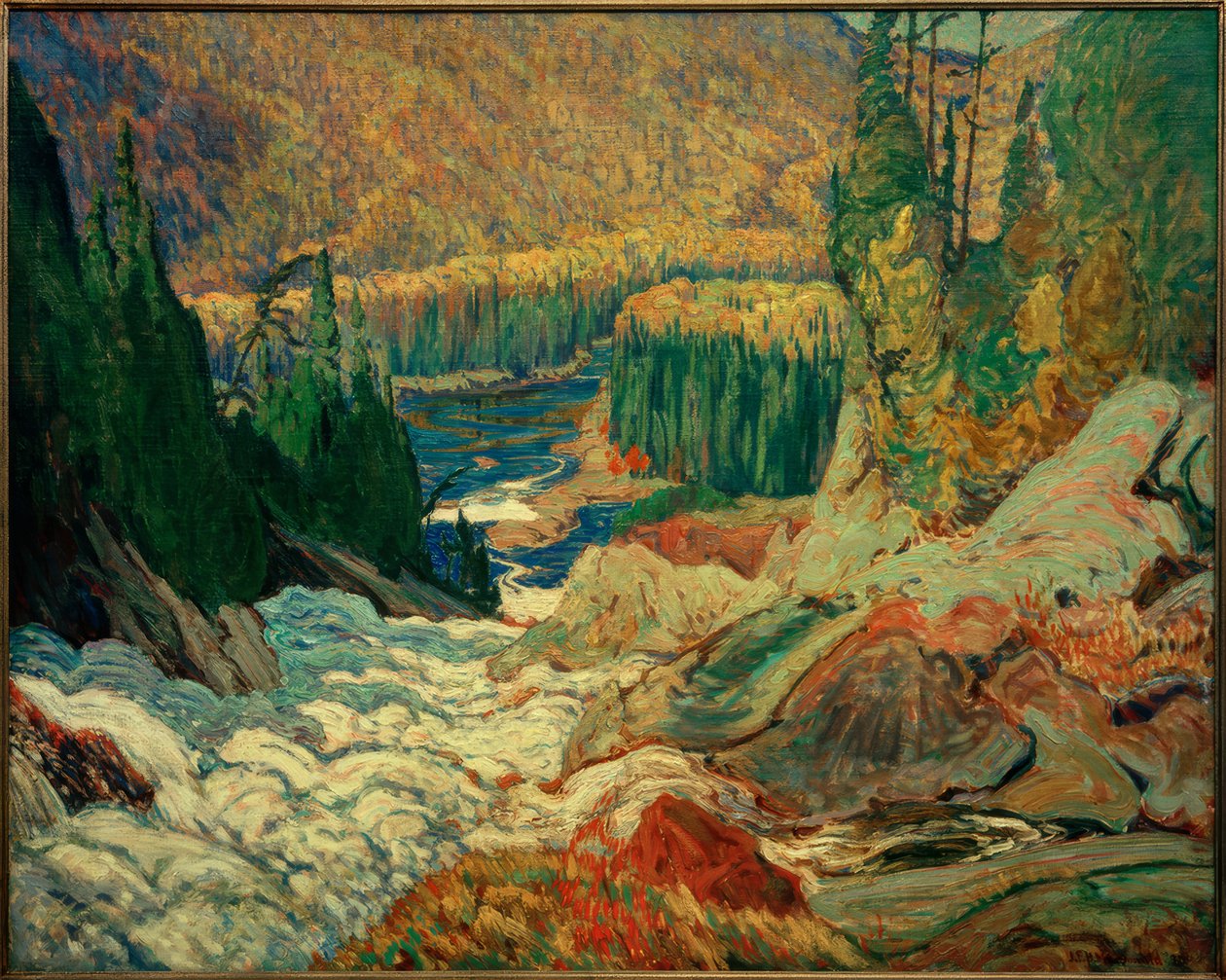 Falls, Montreal River af J.E.H. MacDonald