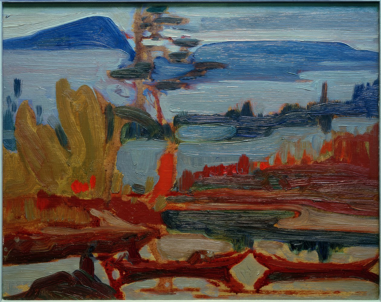 Mist Fantasy, Sand River af J.E.H. MacDonald