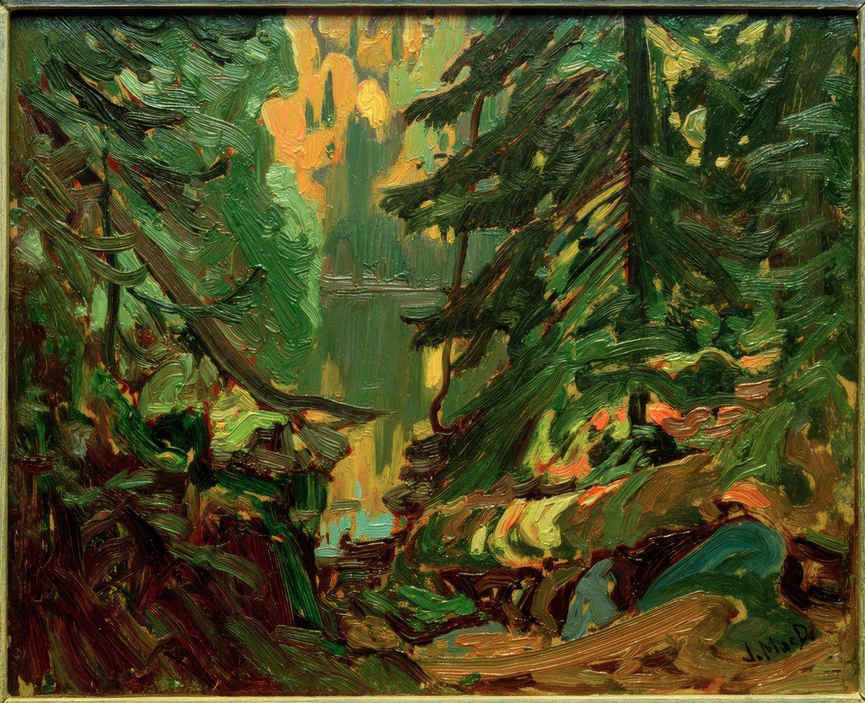 Tæt på Montreal Lake, Algoma af J.E.H. MacDonald
